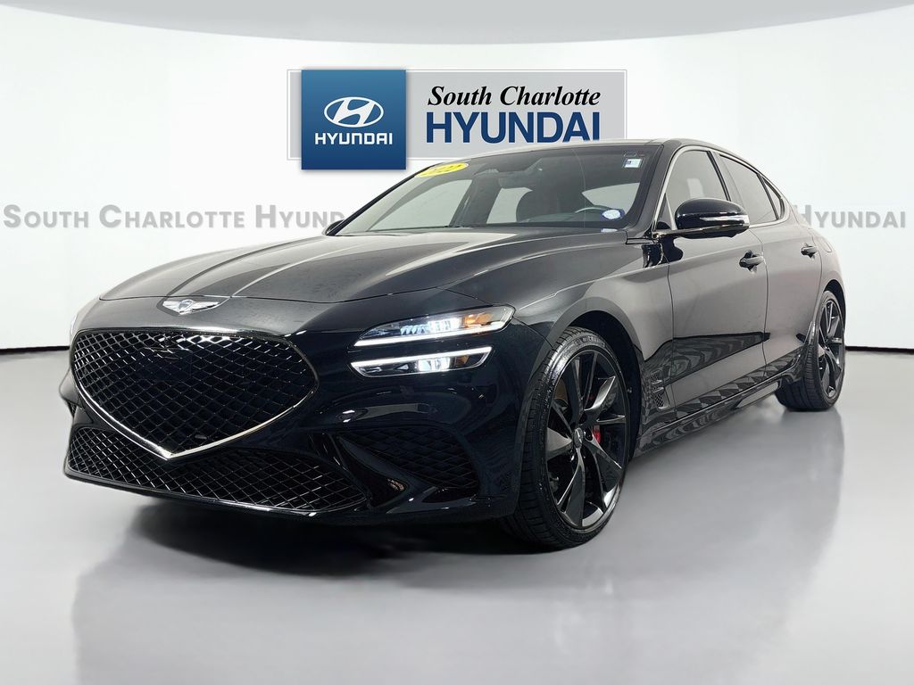 Vik Black 2022 Genesis G70 Sedan Rear-Wheel Drive 8-Speed Automatic