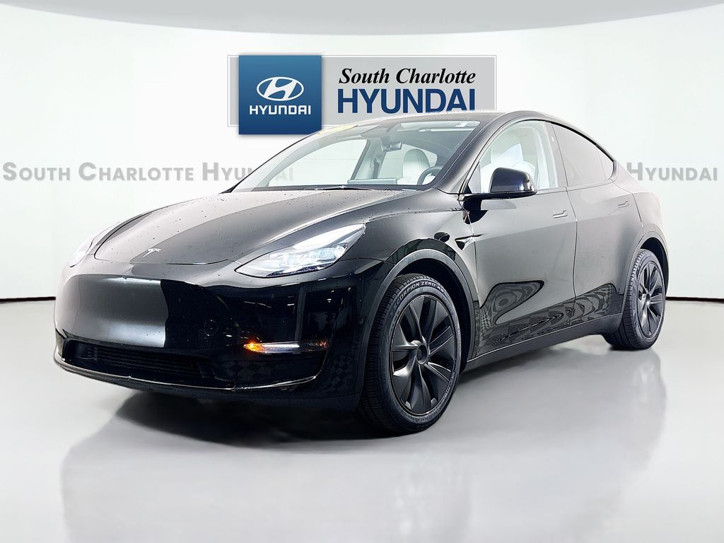 Solid Black 2024 Tesla Model Y Long Range AWD SUV / Crossover All-Wheel Drive Automatic