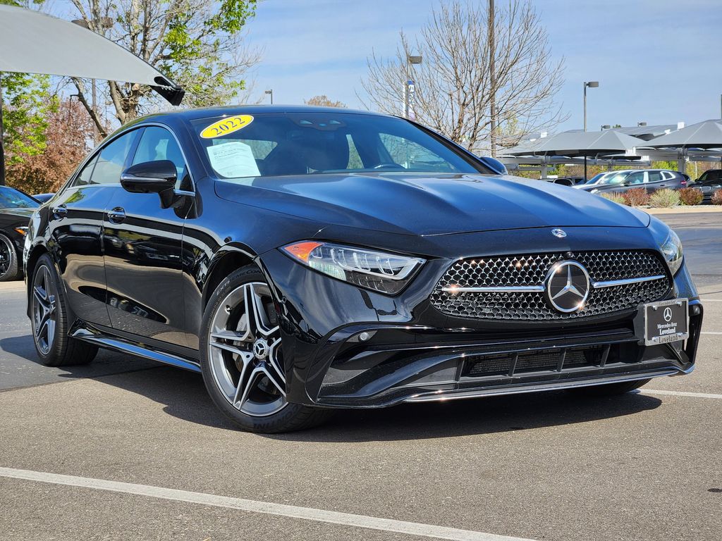 Black 2022 Mercedes-Benz CLS 450 4MATIC Coupe All-Wheel Drive 9-Speed Automatic