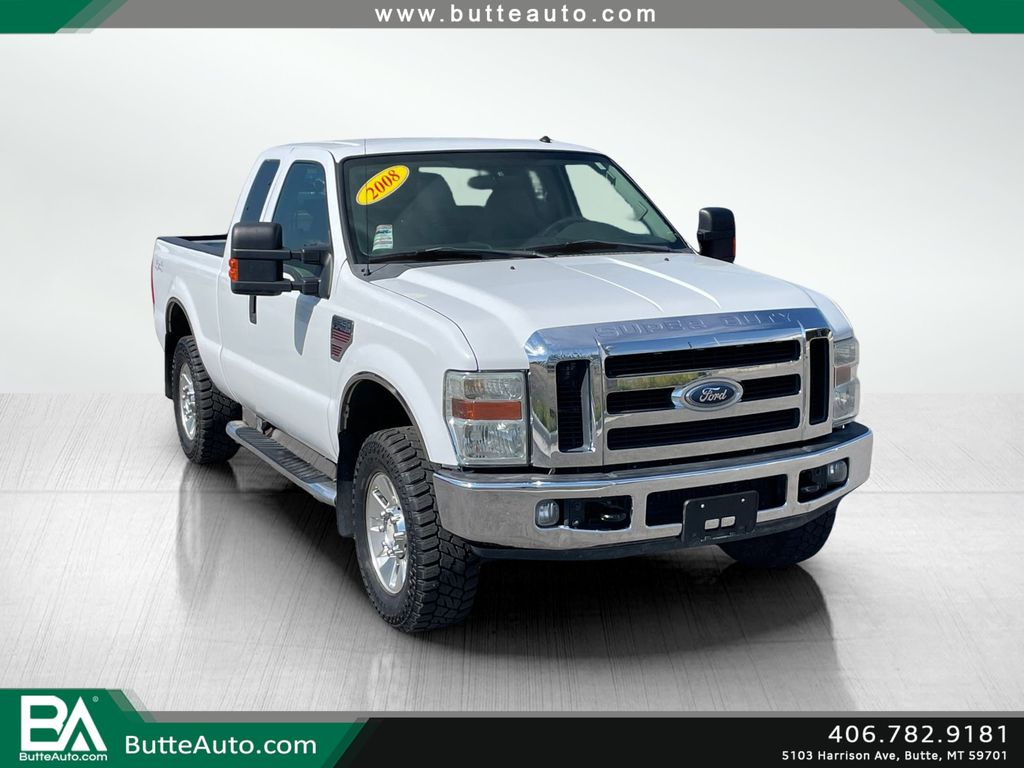 Oxford White Clearcoat 2008 Ford F-250 Super Duty Pickup Truck 6-Speed Manual