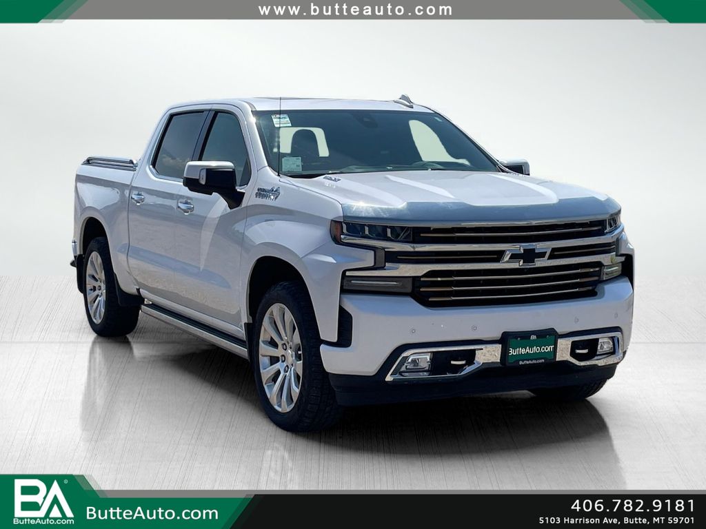 White (Iridescent Pearl Tricoat) 2020 Chevrolet Silverado 1500 Pickup Truck Four-Wheel Drive Automatic