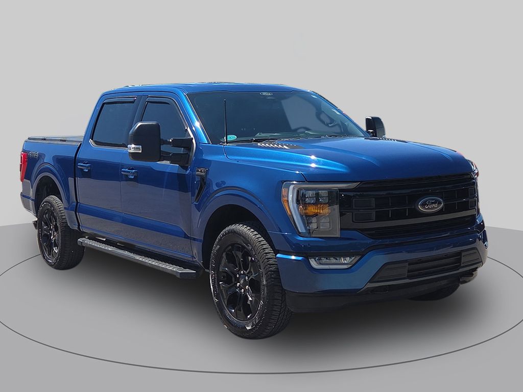 ATLAS BLUE METALLIC 2022 Ford F-150 Pickup Truck Four-Wheel Drive Automatic