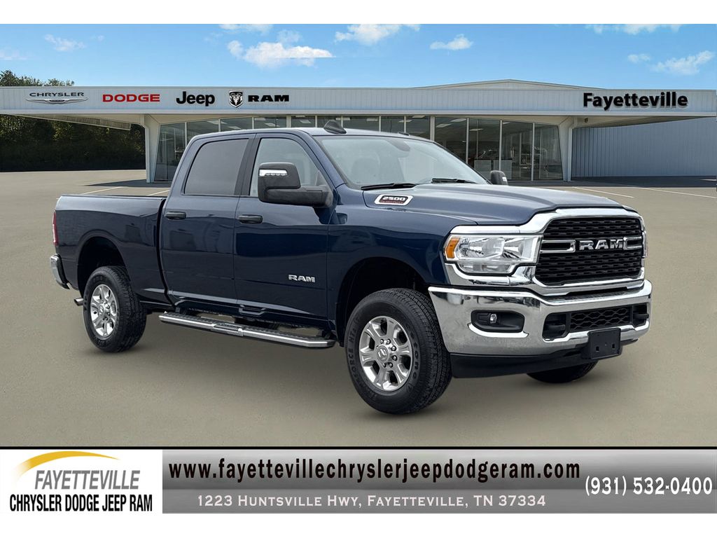 Patriot Blue Pearlcoat 2024 RAM 2500 Pickup Truck Four-Wheel Drive 8-Speed Automatic