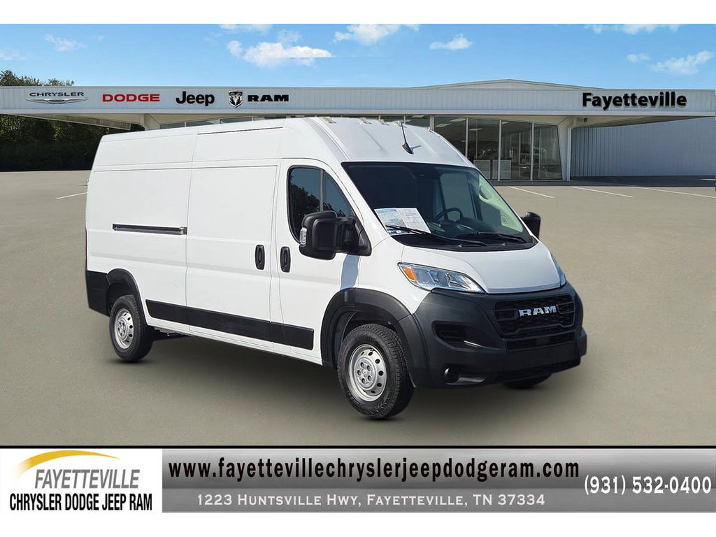 Bright White Clearcoat 2023 RAM ProMaster Van Front-Wheel Drive 9-Speed Automatic