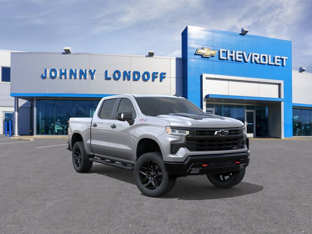 STERLING GRAY METALLIC 2026 Chevrolet Silverado 1500 LT Trail Boss Crew Cab 4WD Pickup Truck Four-Wheel Drive Automatic