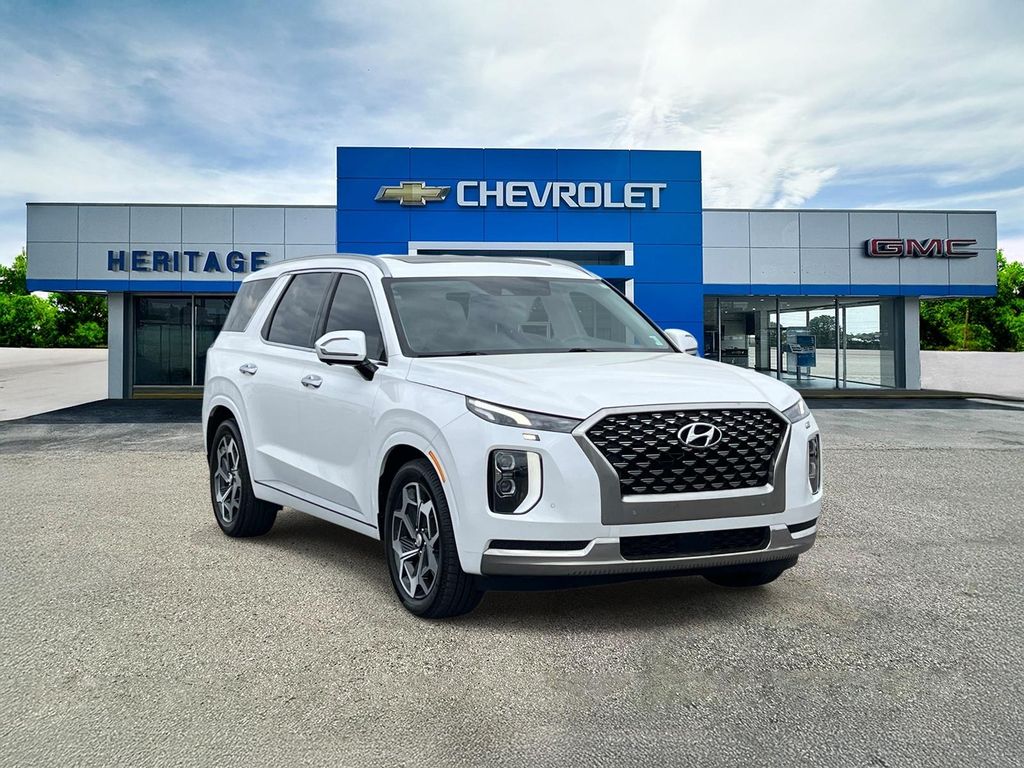 Hyper White 2022 Hyundai Palisade Calligraphy FWD SUV / Crossover Front-Wheel Drive 8-Speed Automatic