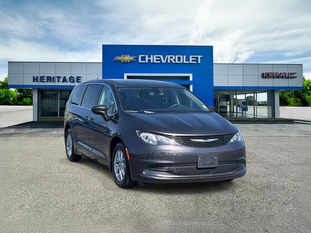 Gray (Granite Crystal Metallic Clearcoat) 2021 Chrysler Voyager LX FWD Minivan Front-Wheel Drive 9-Speed Automatic