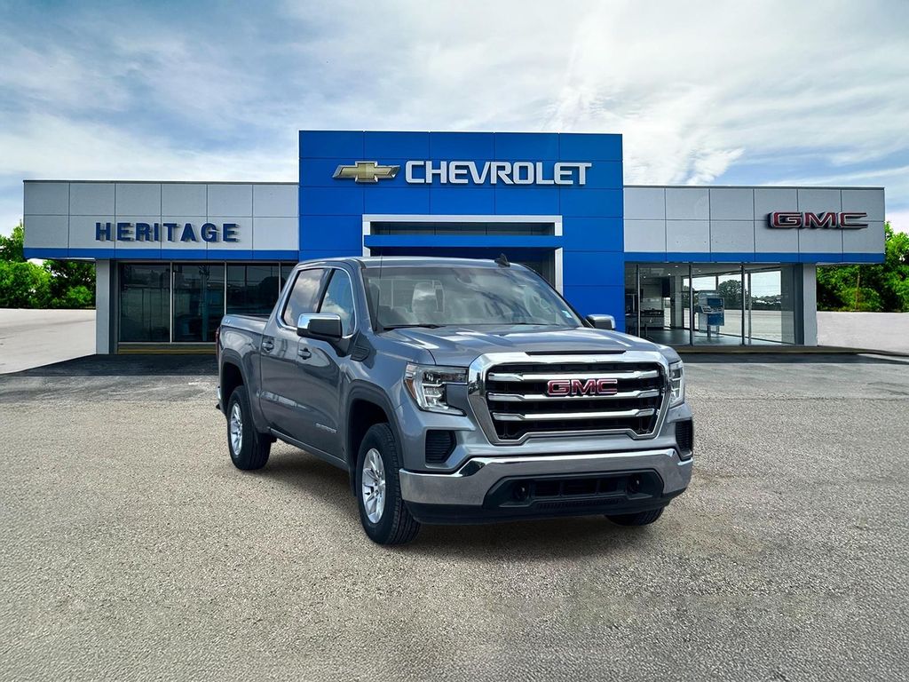 Gray (Satin Steel Metallic) 2019 GMC Sierra 1500 Pickup Truck Four-Wheel Drive 8-Speed Automatic