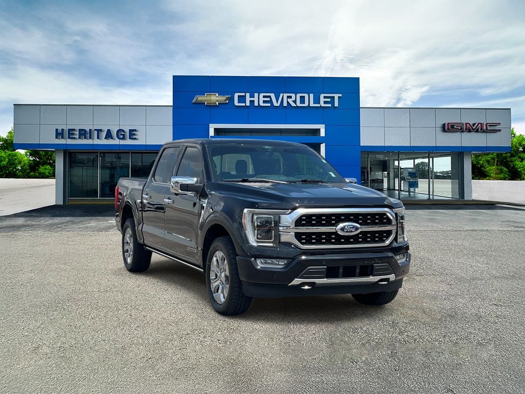 Agate Black Metallic 2021 Ford F-150 Pickup Truck Four-Wheel Drive Automatic