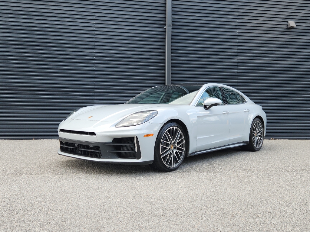Gray (Ice Grey Metallic) 2025 Porsche Panamera Sedan All-Wheel Drive 8-Speed Automatic