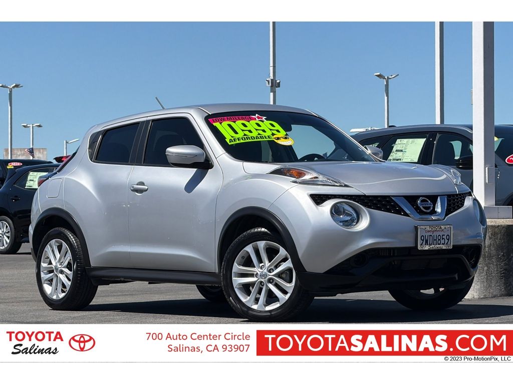Brilliant Silver 2015 Nissan Juke SUV / Crossover Front-Wheel Drive Continuously Variable Transmission