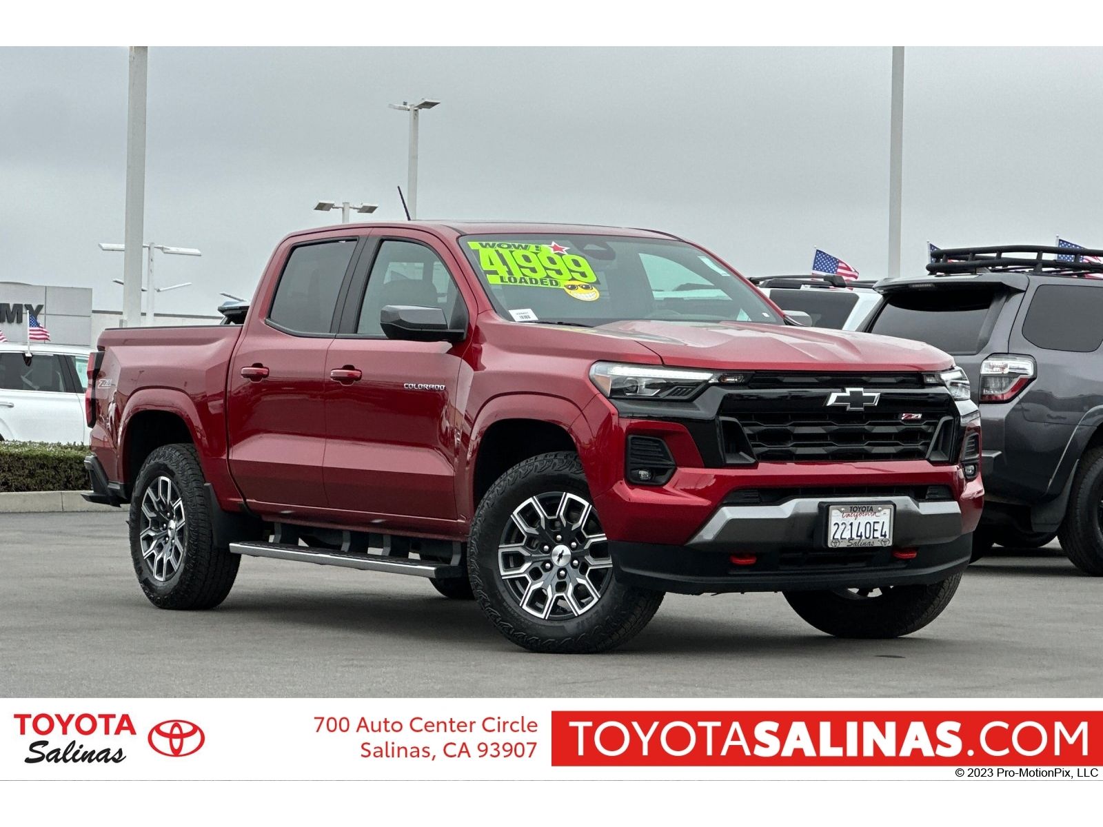 Radiant Red Tintcoat 2025 Chevrolet Colorado Pickup Truck Four-Wheel Drive 8-Speed Automatic