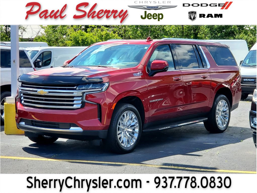 Radiant Red Tintcoat 2024 Chevrolet Suburban High Country 4WD SUV / Crossover Four-Wheel Drive Automatic