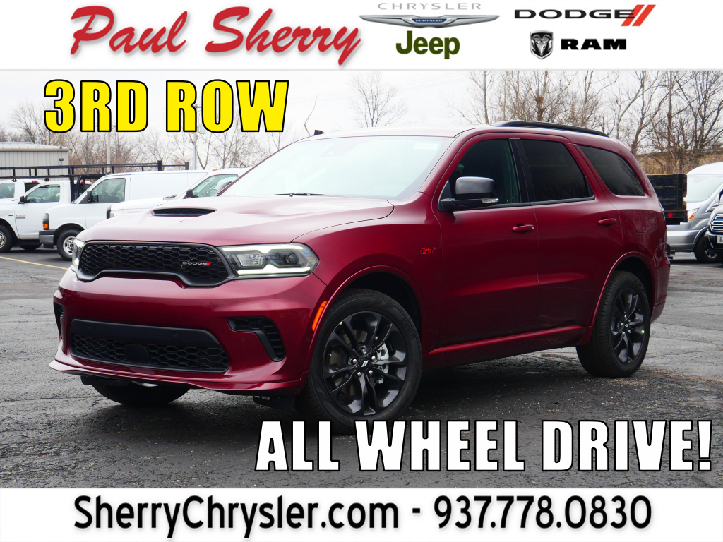 Octane Red Pearlcoat 2026 Dodge Durango GT Plus AWD SUV / Crossover All-Wheel Drive 8-Speed Automatic