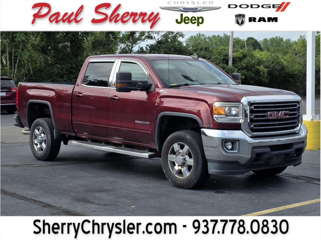 Deep Garnet Metallic 2016 GMC Sierra 2500HD Pickup Truck Four-Wheel Drive 6-Speed Automatic