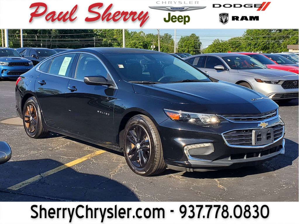 Mosaic Black Metallic 2016 Chevrolet Malibu 1LT FWD Sedan Front-Wheel Drive 6-Speed Automatic