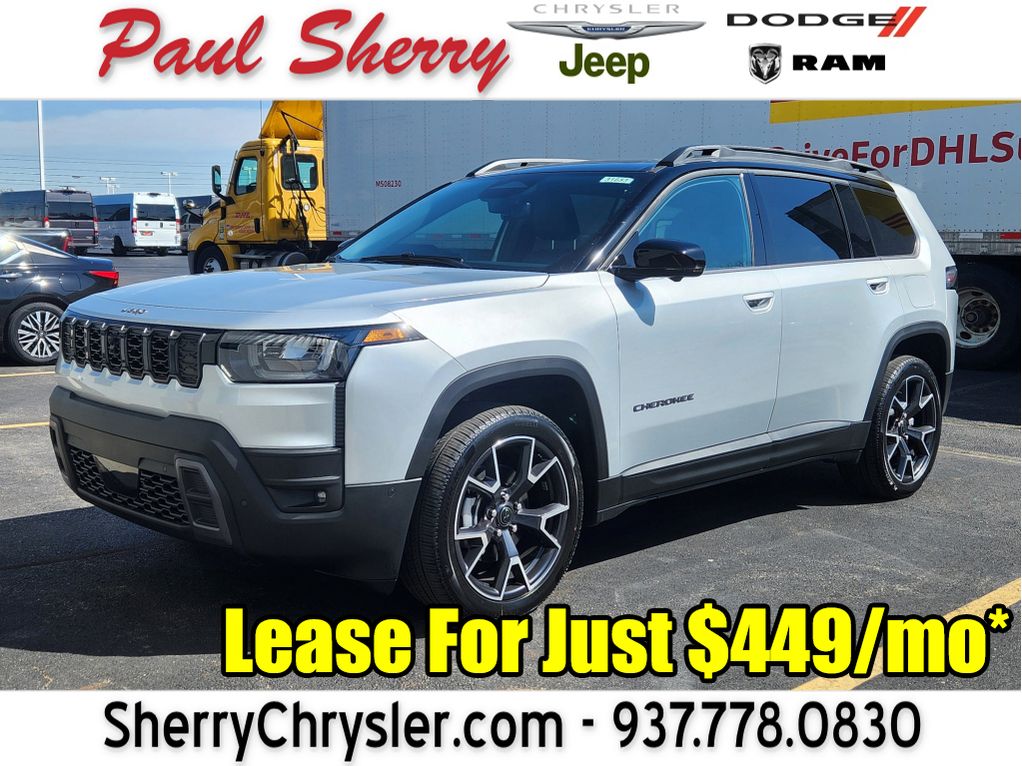 Silver Zynith Clearcoat 2026 Jeep Cherokee SUV / Crossover Four-Wheel Drive Continuously Variable Transmission