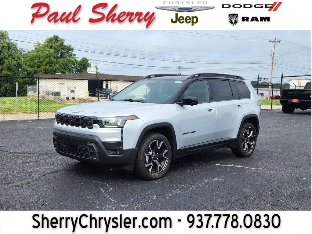 Silver Zynith Clearcoat 2026 Jeep Cherokee SUV / Crossover Four-Wheel Drive Continuously Variable Transmission