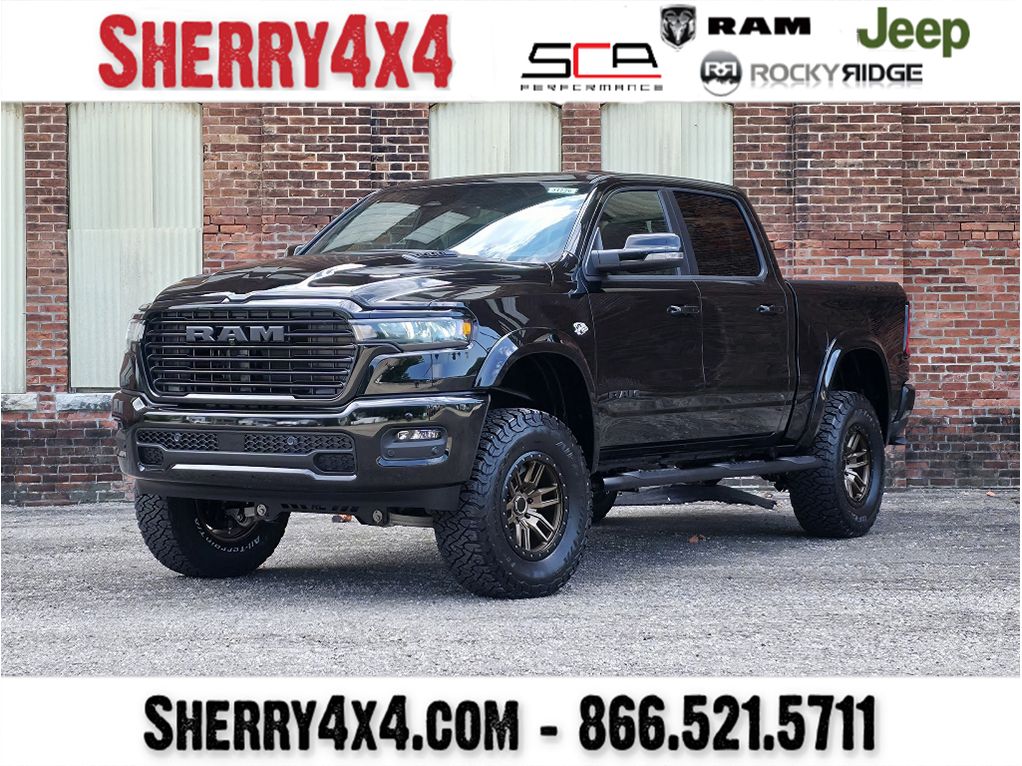 Diamond Black Crystal Pearlcoat 2026 RAM 1500 Pickup Truck Four-Wheel Drive 8-Speed Automatic
