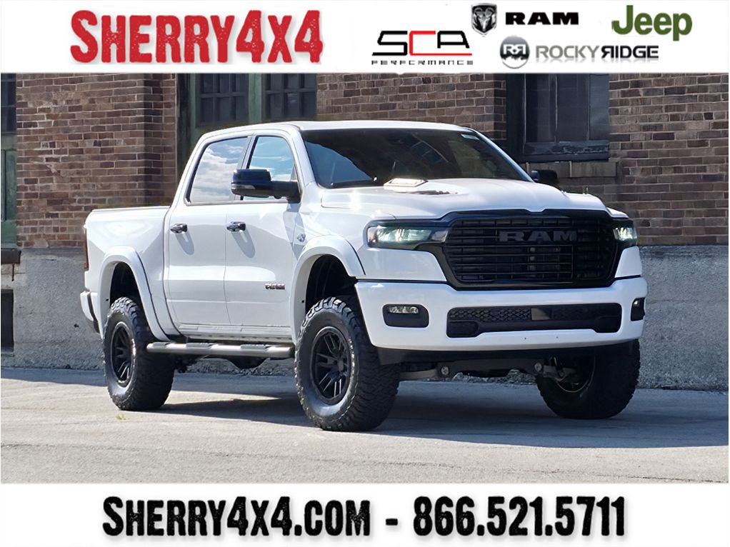 Bright White Clearcoat 2026 RAM 1500 Pickup Truck Four-Wheel Drive 8-Speed Automatic
