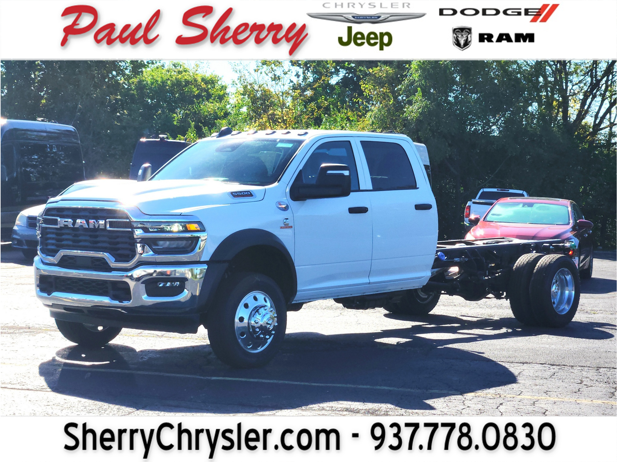 Bright White Clearcoat 2027 RAM 5500 Chassis   8-Speed Automatic