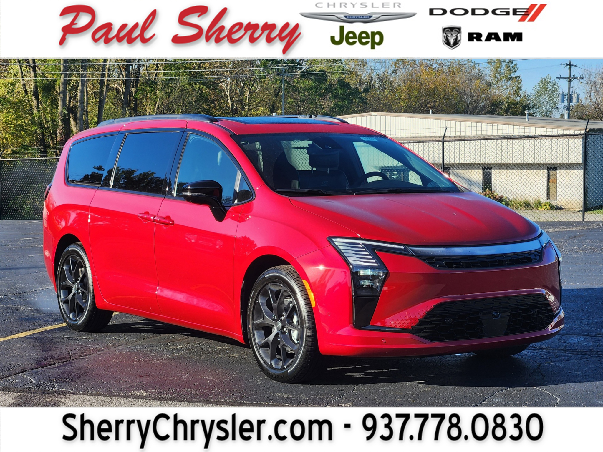 Red Hot Pearlcoat 2027 Chrysler Pacifica Minivan Front-Wheel Drive 9-Speed Automatic
