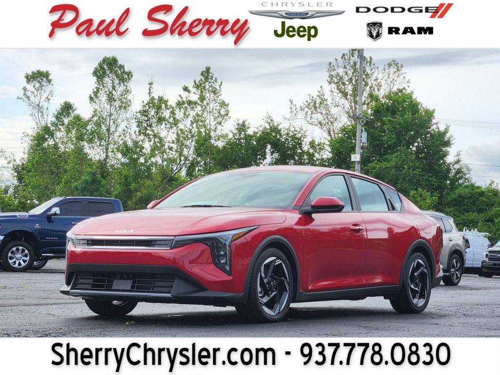 Currant Red 2025 Kia K4 EX FWD Sedan Front-Wheel Drive Continuously Variable Transmission