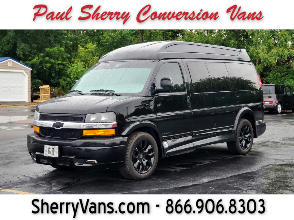 Black 2025 Chevrolet Express Cargo Van Rear-Wheel Drive 8-Speed Automatic