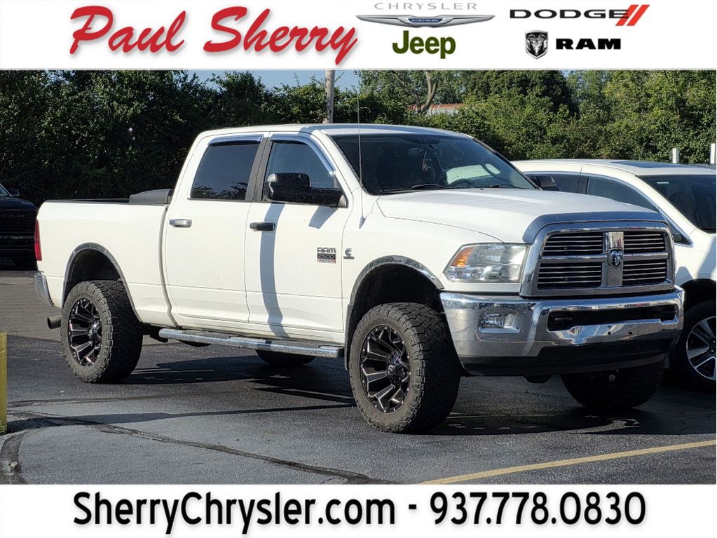 Bright White Clearcoat 2012 RAM 2500 Pickup Truck Four-Wheel Drive 6-Speed Automatic