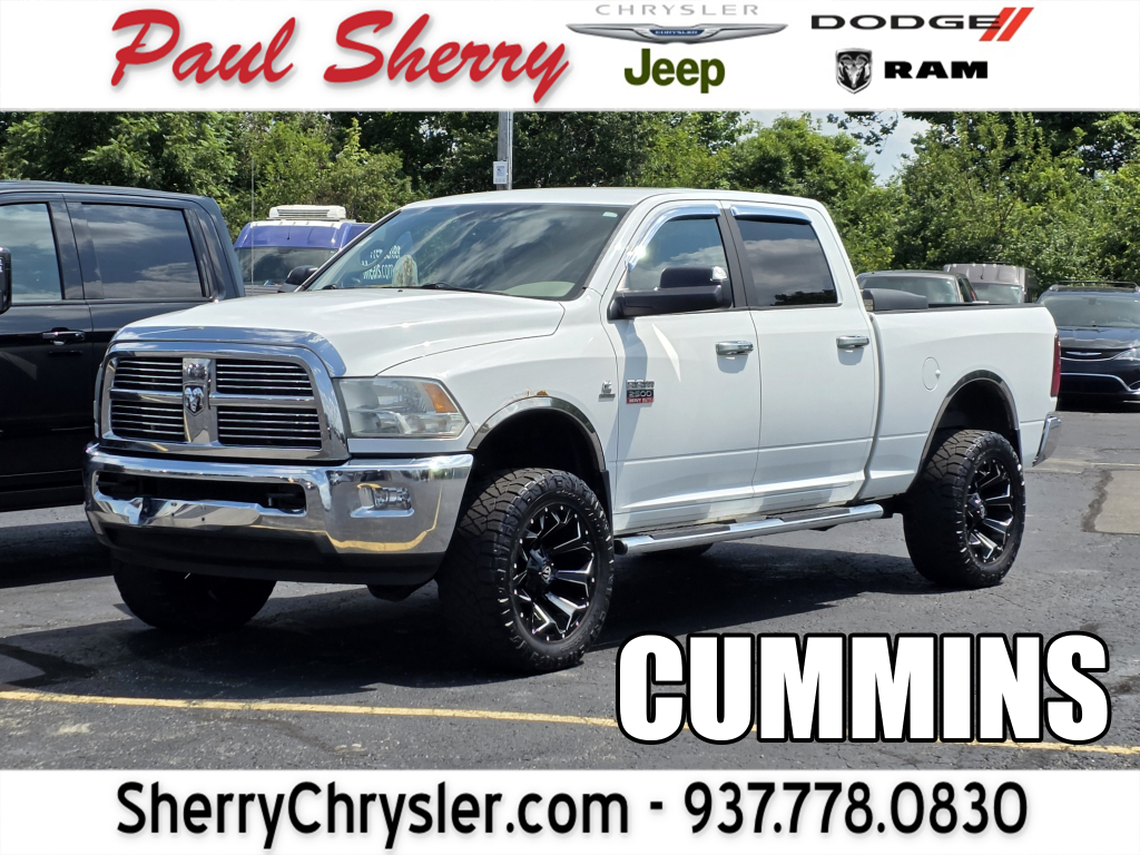 Bright White Clearcoat 2012 RAM 2500 Pickup Truck Four-Wheel Drive 6-Speed Automatic