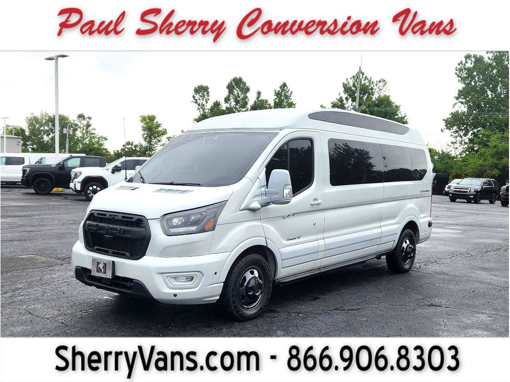 Avalanche Gray Metallic 2024 Ford Transit Cargo Van All-Wheel Drive Automatic