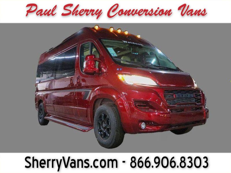 Deep Cherry Red Crystal Pearlcoat 2023 RAM ProMaster Van Front-Wheel Drive 9-Speed Automatic