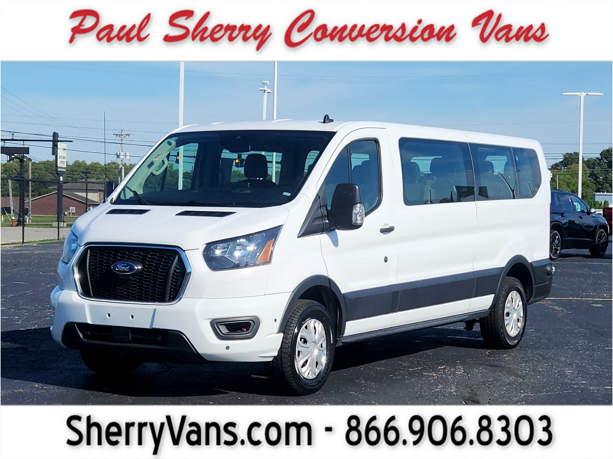 Oxford White 2024 Ford Transit Passenger Van Rear-Wheel Drive Automatic