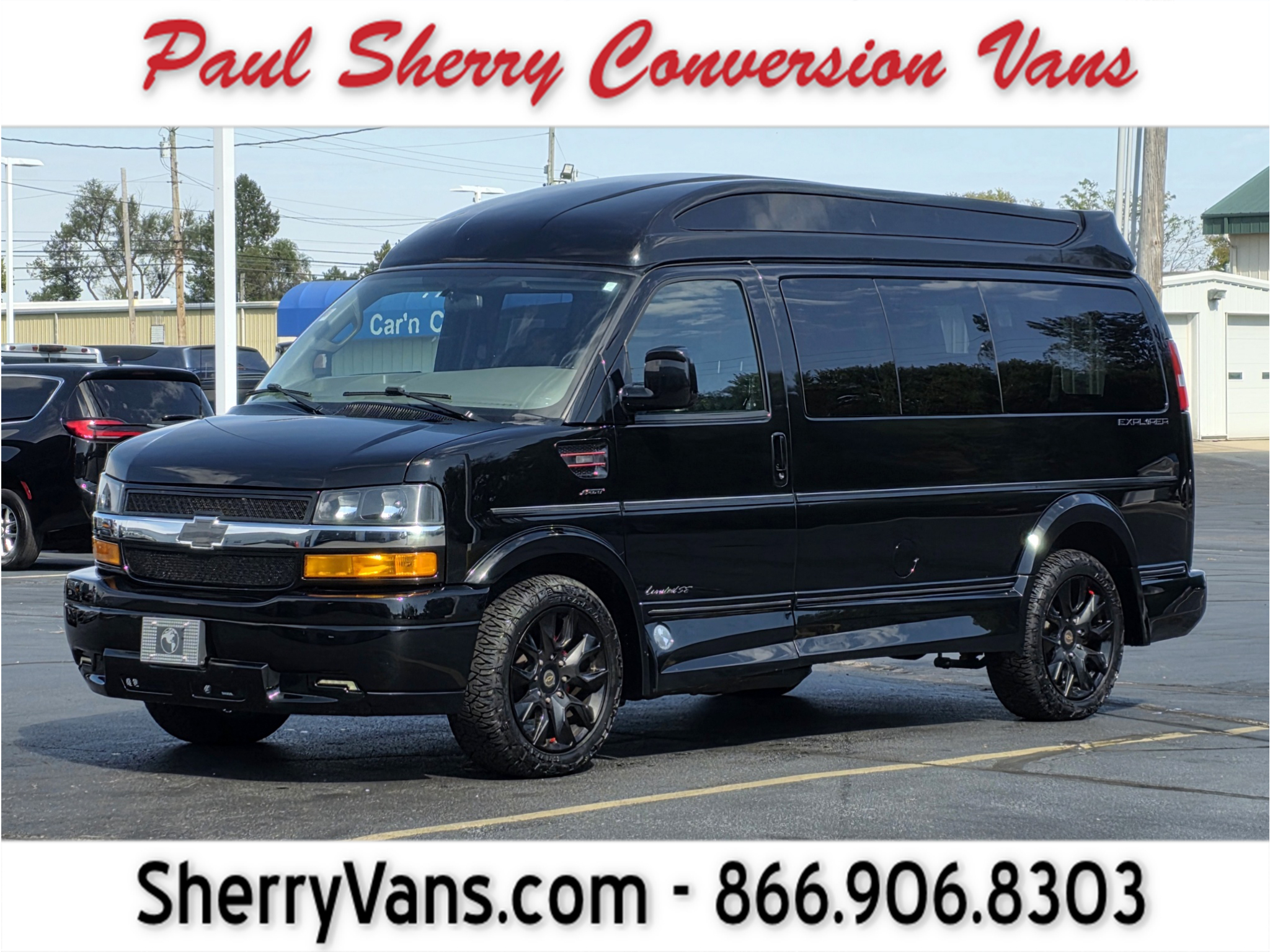 Black 2023 Chevrolet Express Cargo Van Rear-Wheel Drive 8-Speed Automatic