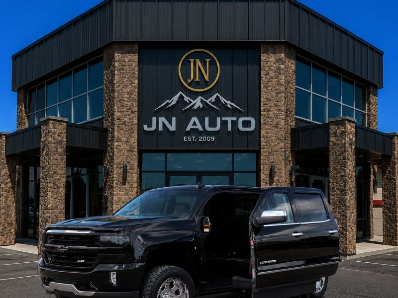 Black 2016 Chevrolet Silverado 1500 Pickup Truck Four-Wheel Drive 6-Speed Automatic