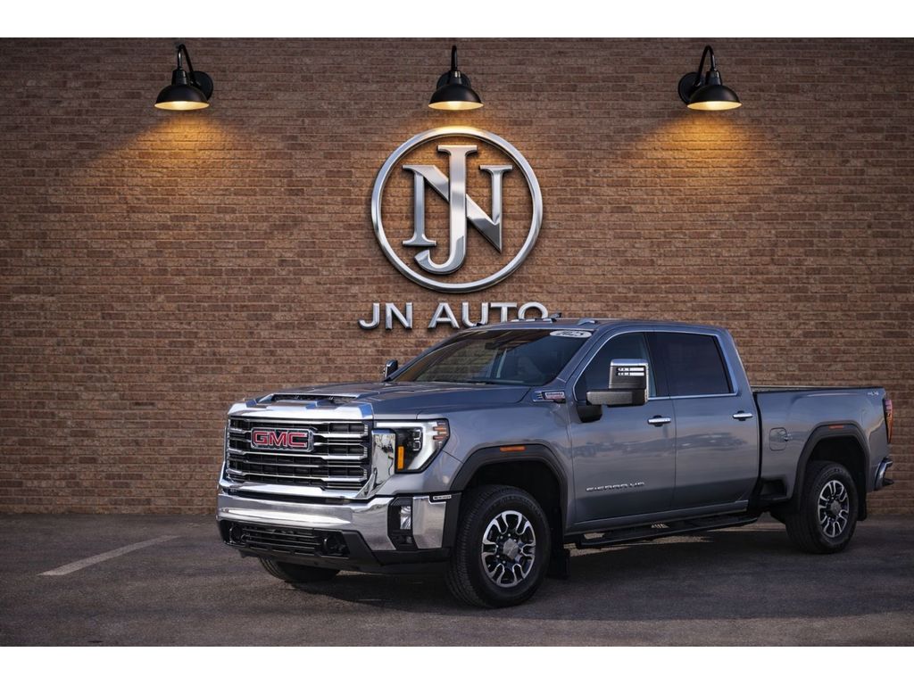 Sterling Metallic 2025 GMC Sierra 3500HD SLT Crew Cab 4WD Pickup Truck Four-Wheel Drive Automatic