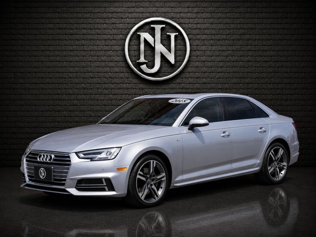 Florett Silver Metallic 2018 Audi A4 2.0 TFSI ultra Premium Plus FWD Sedan Front-Wheel Drive 7-Speed Automatic