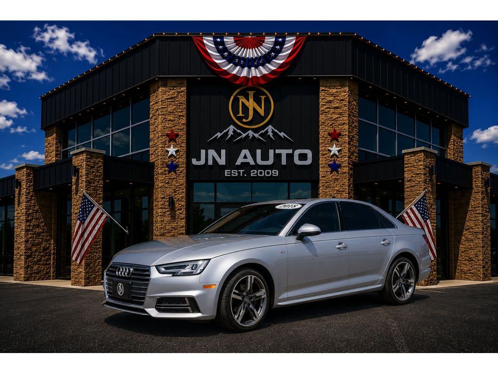 Florett Silver Metallic 2018 Audi A4 Sedan Front-Wheel Drive 7-Speed Automatic