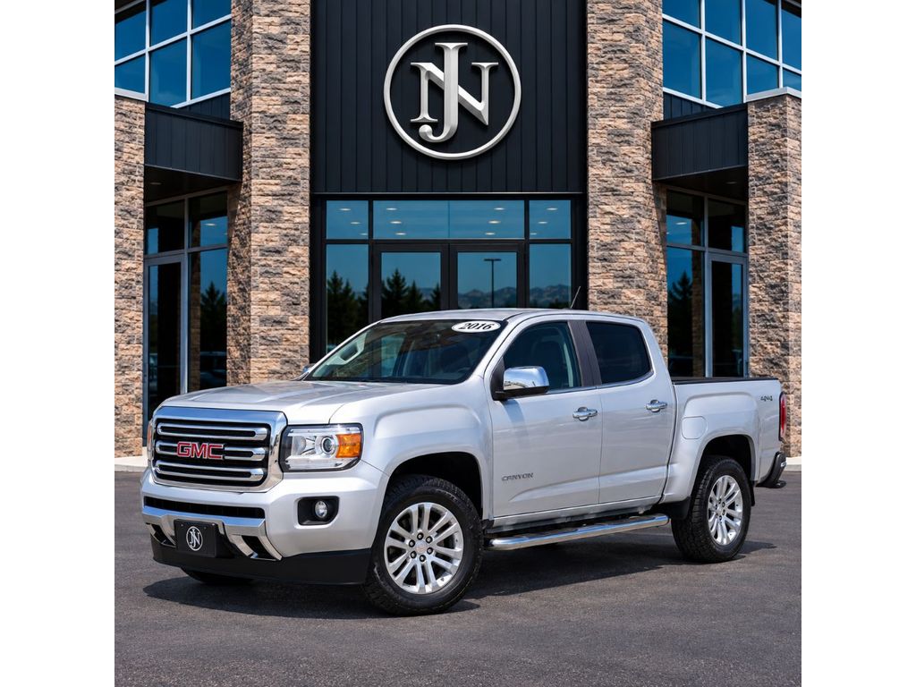 Quicksilver Metallic 2018 GMC Canyon Pickup Truck Four-Wheel Drive 6-Speed Automatic
