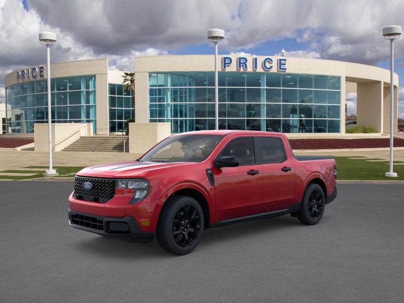 Ruby Red Metallic Tinted Clearcoat 2026 Ford Maverick XLT SuperCrew AWD Pickup Truck All-Wheel Drive 8-Speed Automatic