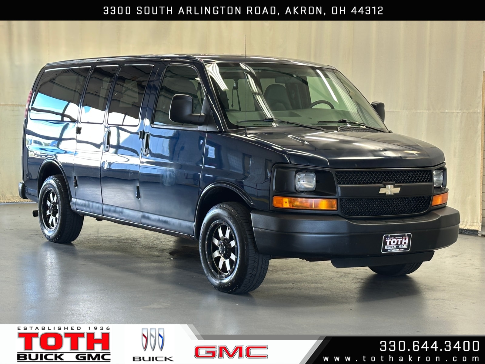 Dark Blue Metallic 2009 Chevrolet Express Van Rear-Wheel Drive 4-Speed Automatic