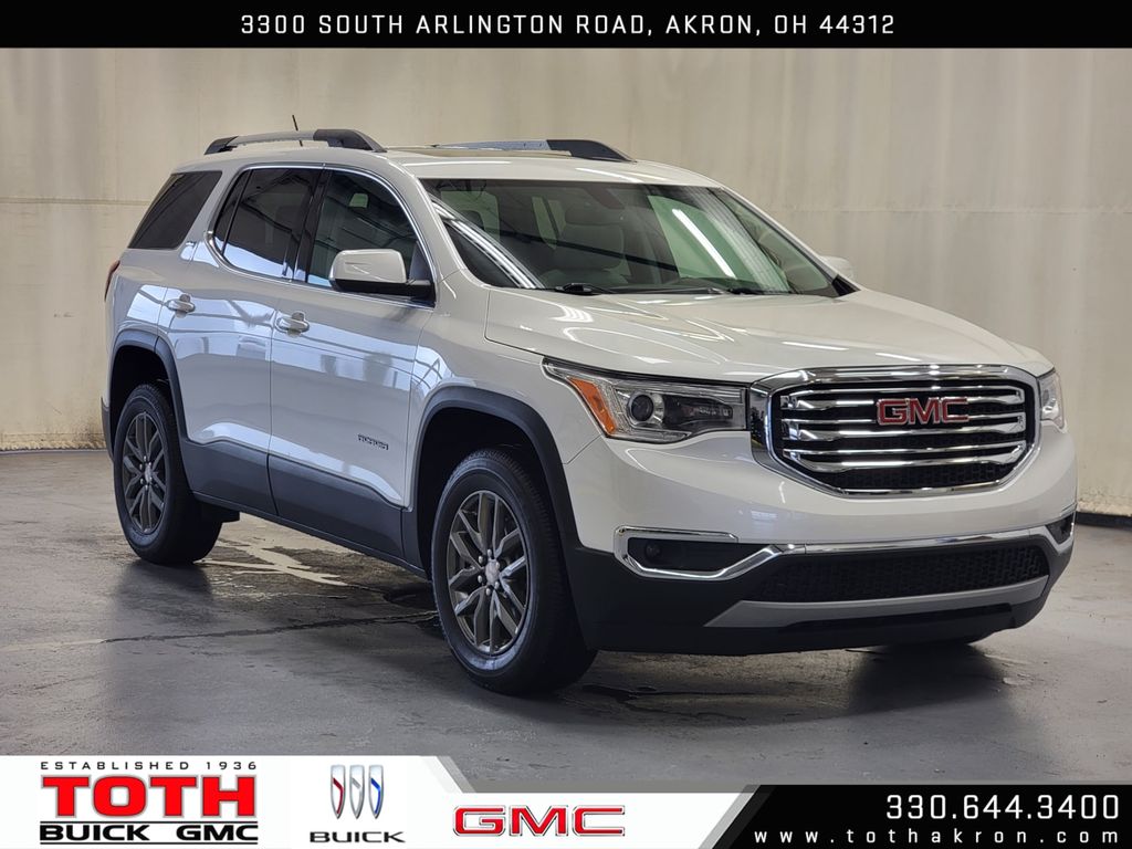 White Frost Tricoat 2018 GMC Acadia SLT-1 FWD SUV / Crossover Front-Wheel Drive 6-Speed Automatic