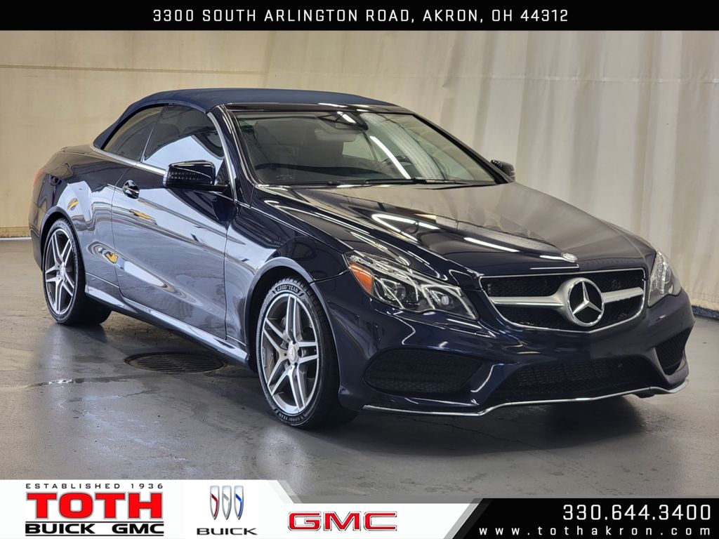 Lunar Blue Metallic 2014 Mercedes-Benz E-Class E 550 Cabriolet Convertible Rear-Wheel Drive 7-Speed Automatic