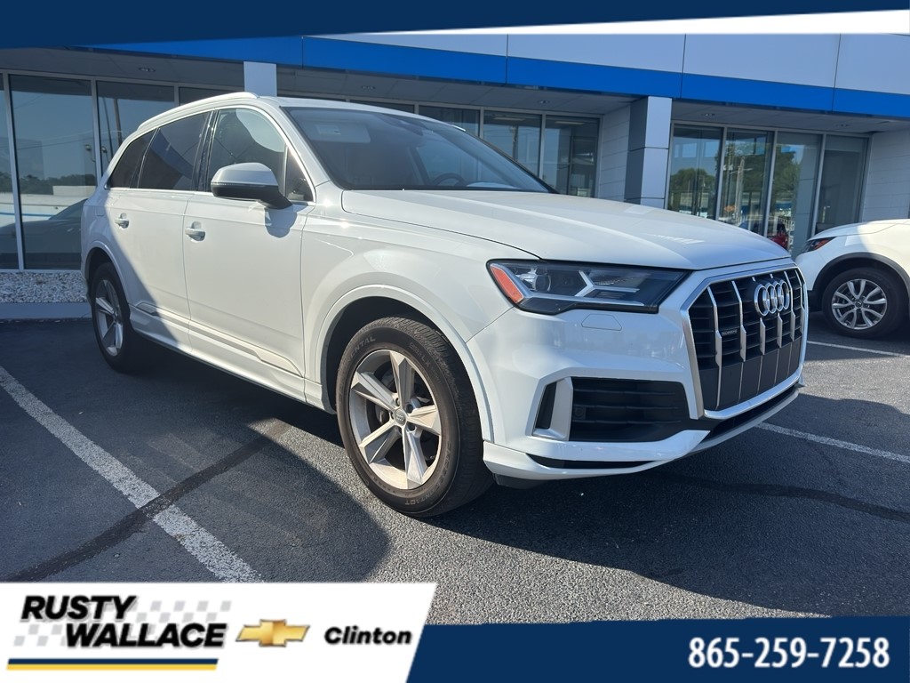 Glacier White Metallic 2020 Audi Q7 SUV / Crossover All-Wheel Drive 8-Speed Automatic