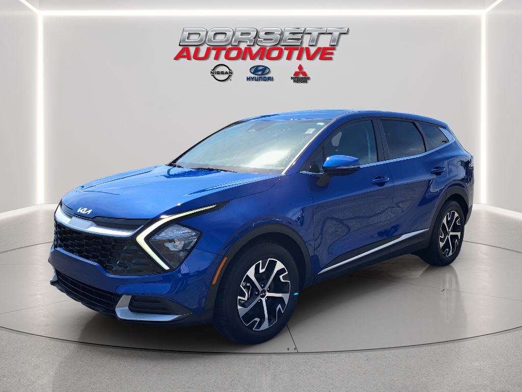 Sapphire Blue 2023 Kia Sportage EX FWD SUV / Crossover Front-Wheel Drive 8-Speed Automatic