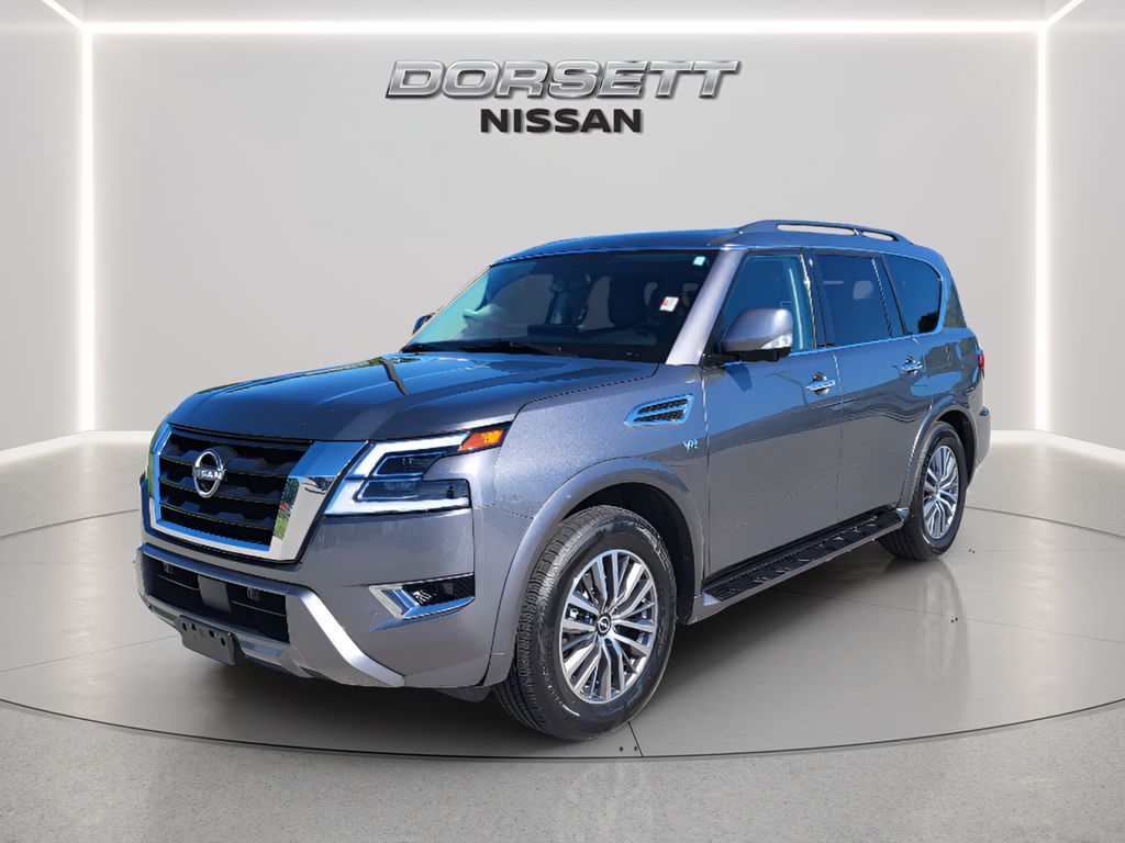 Gray (Gun Metallic) 2021 Nissan Armada SL 4WD SUV / Crossover Four-Wheel Drive 7-Speed Automatic