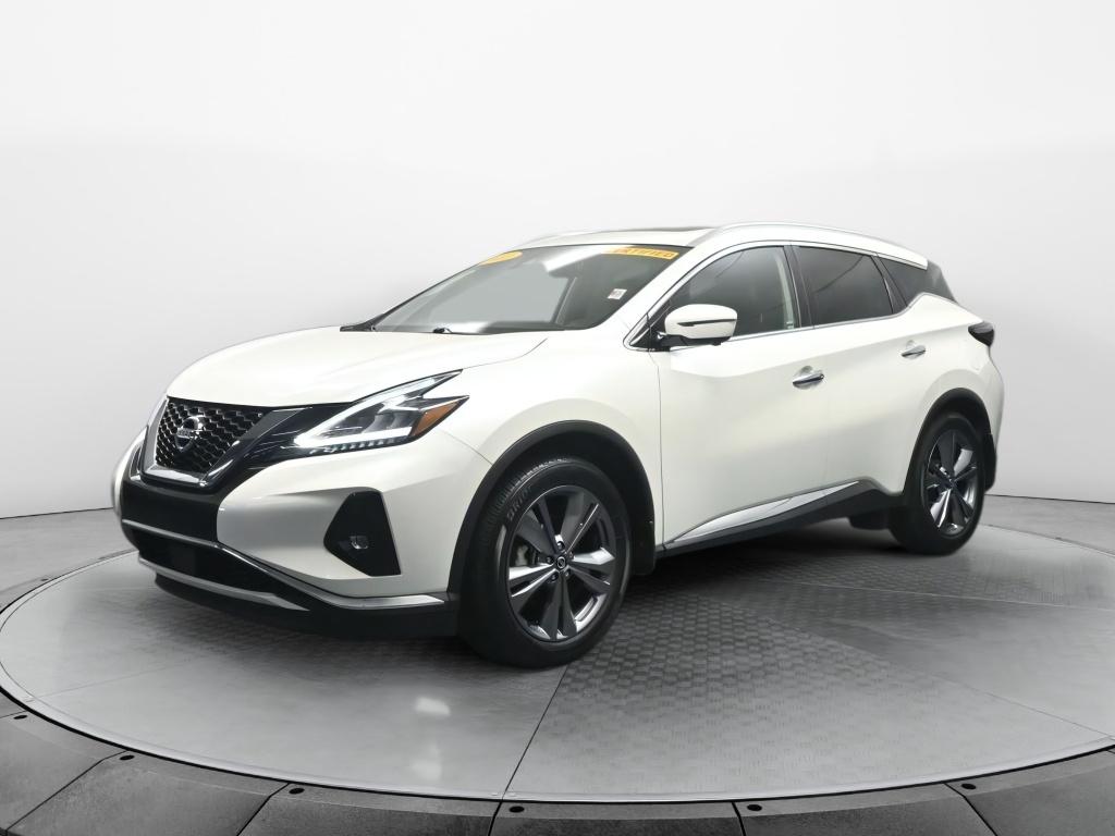 Pearl White Tricoat 2021 Nissan Murano Platinum AWD SUV / Crossover All-Wheel Drive Continuously Variable Transmission