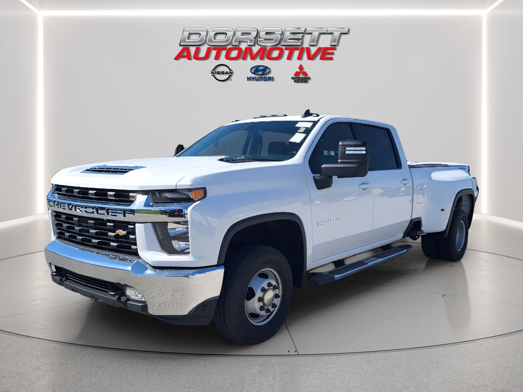 Summit White 2022 Chevrolet Silverado 3500HD LT Crew Cab 4WD Pickup Truck Four-Wheel Drive Automatic