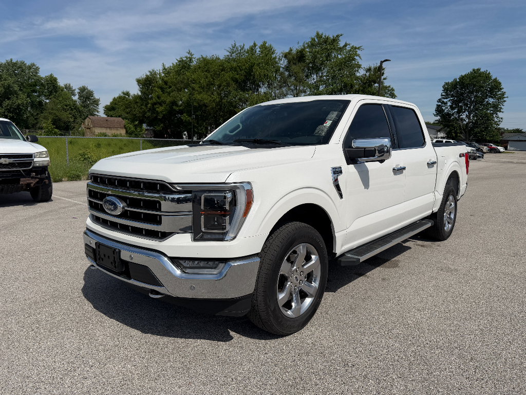 STAR WHITE MET TRI-COAT 2023 Ford F-150 Lariat SuperCrew 4WD Pickup Truck Four-Wheel Drive Automatic