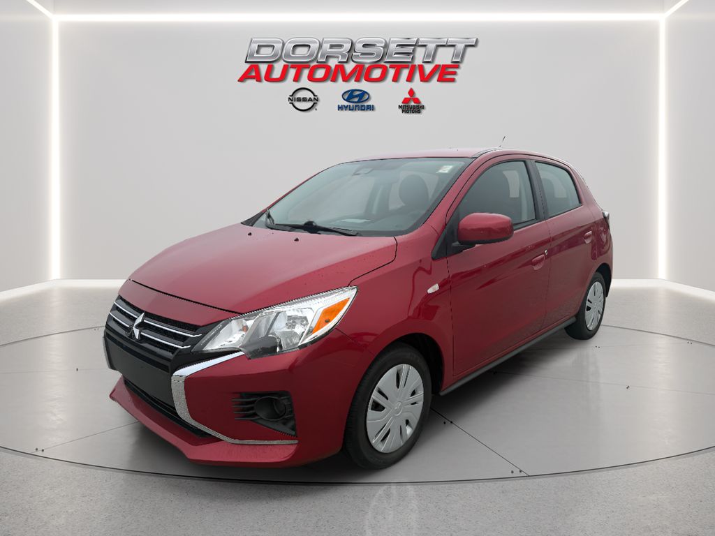 Wine Red Metallic 2024 Mitsubishi Mirage Hatchback Front-Wheel Drive Continuously Variable Transmission